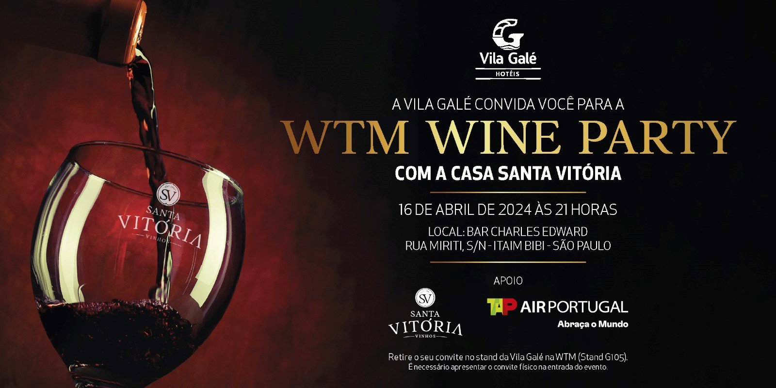  WTM Wine Party com a Casa de Santa Vitória